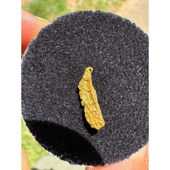 Wire Gold Crystal Nugget Specimen - Grass Valley, Nevada County California - Picture 6 of 7